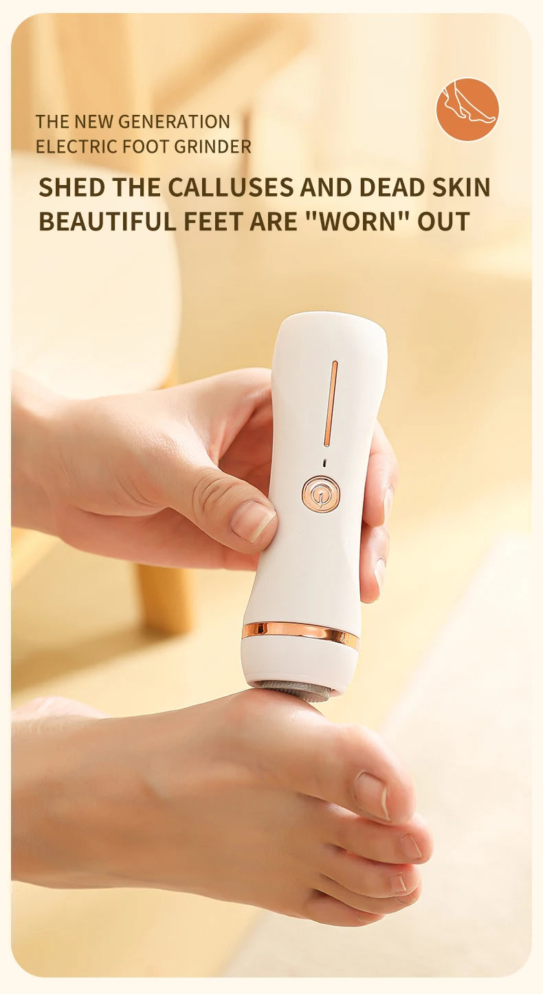 HOMFISH Electric Foot Grinder – Automatic Callus Remover Pedicure Machine for Smooth and Beautiful Feet
