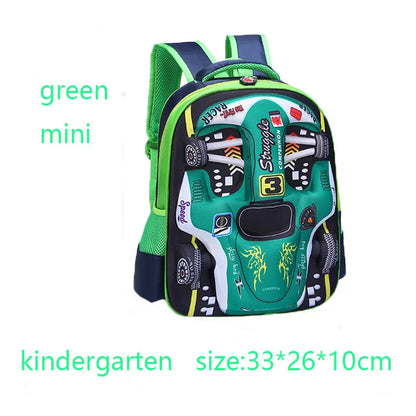 Waterproof 3D Kids Backpack - Lightweight Preschool & Kindergarten School Bag for Boys and Girls