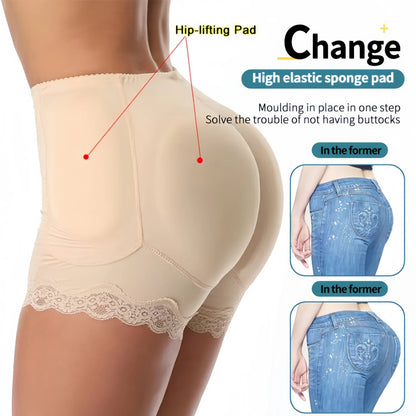 Women’s Body Shaper Panties – Padded Butt Lifter & Hip Enhancer Shapewear Briefs