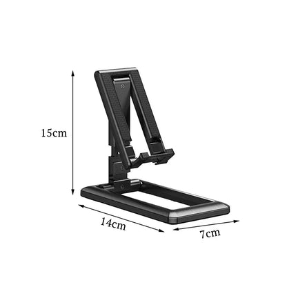 Foldable Tablet & Mobile Phone Desktop Stand – Adjustable Holder for iPad, iPhone, Samsung, Desk Bracket & Smartphone Stand