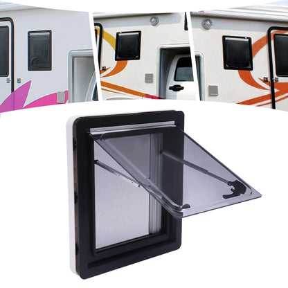 Aluminum RV Hinged Push-Out Window – Caravan & Camper Trailer Accessory, 900x500mm / 450x500mm