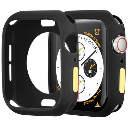 Apple Watch Silicone Case Cover - Soft Bumper Protective Accessory for Ultra 49mm Series 9 8 7 SE 6 5 45mm 41mm 44mm 40mm