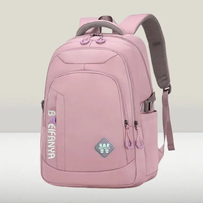 Water-Resistant Nylon Backpack for Women - Large Capacity and Durable Shoulder Bag