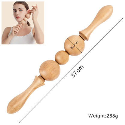 Wooden Lymphatic Drainage & Anti-Cellulite Massage Tools – Gua Sha for Body Shaping & Sore Muscle Relief