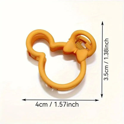 5/10PCS Mickey Ear Hair Clips - Hollow Geometric Cartoon Hair Accessories for Parties, Holidays & Gifts