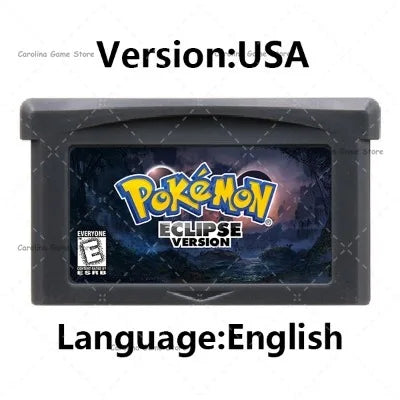 GBA 32-Bit Game Cartridge | Pokemon Series Yellow Sword Shield Arceus Legend Console Card
