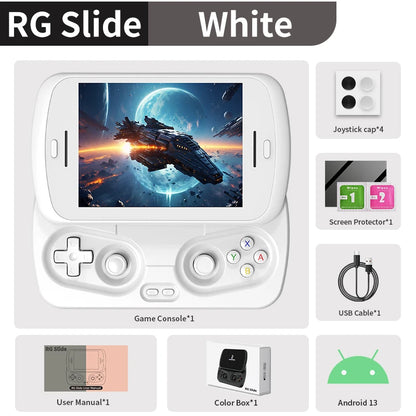 Anbernic RG Slide Retro Handheld Game Console - 4.7" LTPS In-Cell Android Gaming Player with AI Assistant & 1080P Output