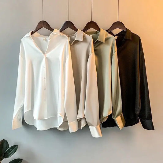 Woman's Autumn Winter Knitted Sweater Cardigan - Korean Style Long Sleeve Lapel Button Elegance - Sweet Casual Coat