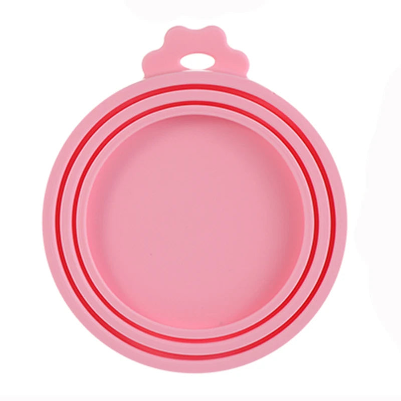 Reusable Silicone Food Can Lid – Sealed Storage Top Cap for Puppy, Dog & Cat Feeders