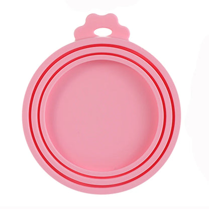 Reusable Silicone Food Can Lid – Sealed Storage Top Cap for Puppy, Dog & Cat Feeders