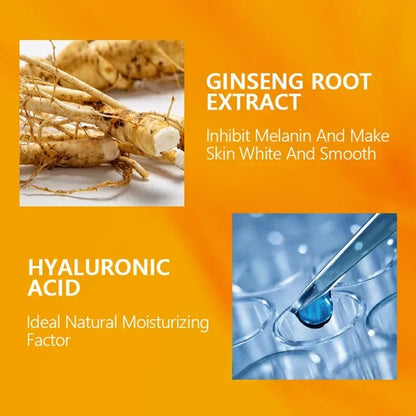 Yellow Peeling Lotion – 100% Organic Body Scrub with Hyaluronic Acid, Dark Skin Bleaching, Exfoliating, Whitening & Moisturizing