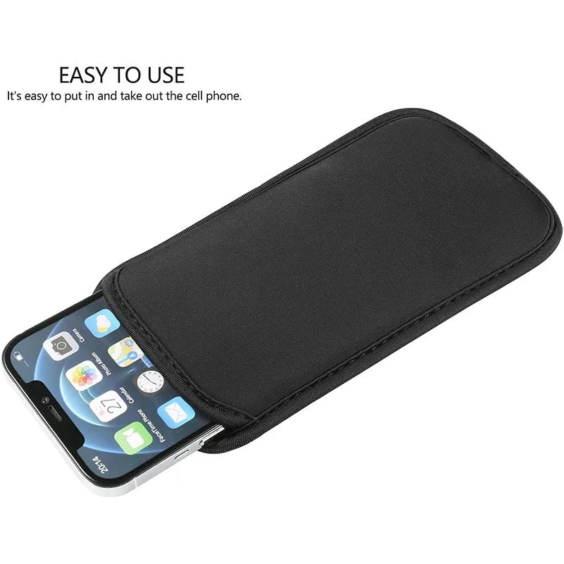 Universal Neoprene Phone Bag - Shockproof Protective Pouch for iPhone, Samsung, Xiaomi, Huawei & Power Banks