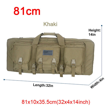 LQARMY Tactical Double Rifle Case – Molle Backpack Gun Holster for Hunting, Sniper & Airsoft (32/38/42/48 inch)