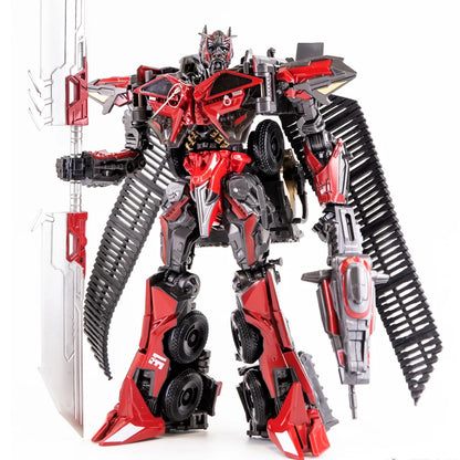 BAIWEI TW1024 Sentinel Prime Transformation Toy – Fire Engine Robot Action Figure Autobot Model TW1025