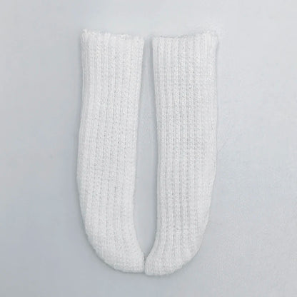Blythe Doll Socks — Long Stockings in Black, White, Pink & Candy Colors for OB24, OB22, Azone Dolls