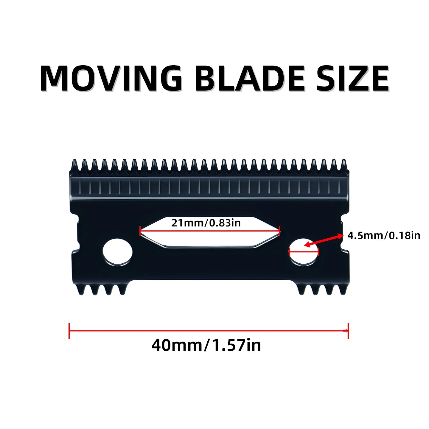 SC ECHO PHANTOM Professional Electric Hair Clipper – Crunch Blade Fade Trimmer for Men Barbershop Use (VGR 8148 Compatible)