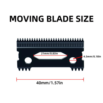 SC ECHO PHANTOM Professional Electric Hair Clipper – Crunch Blade Fade Trimmer for Men Barbershop Use (VGR 8148 Compatible)