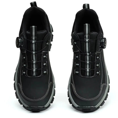 Men’s Steel Toe Safety Shoes – Puncture & Smash Resistant, Lightweight Breathable Work Shoes