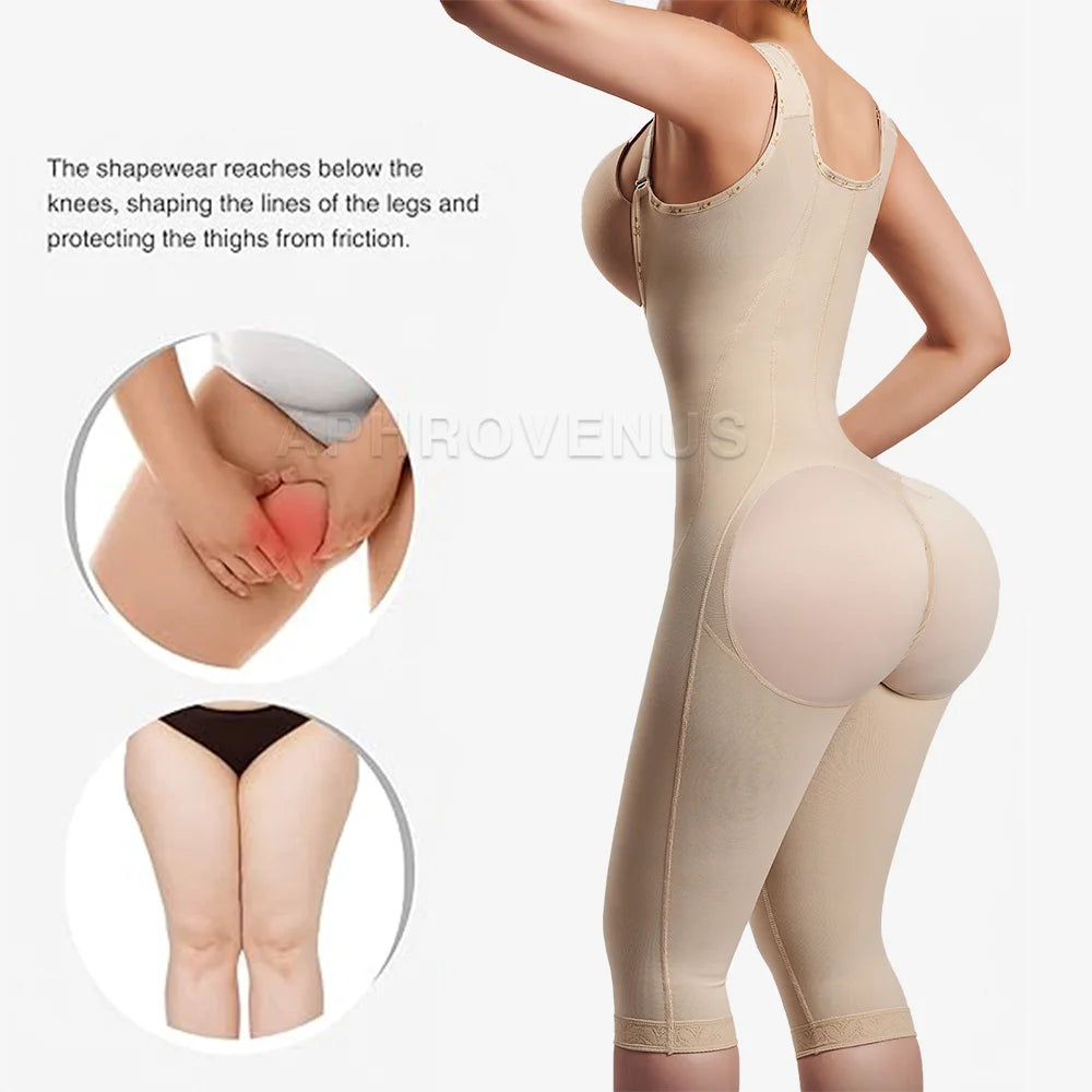 Fajas Colombianas Women’s Full-Length Shapewear – Postpartum Waist Trainer, Tummy Control Bodysuit & Post-Liposuction Shaper