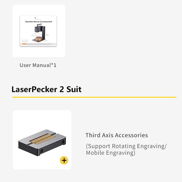 LASERPECKER LP2 Handheld Laser Engraver – Portable 5W Laser Cutting & Engraving Machine with Bluetooth CNC DIY SuperFast Technology