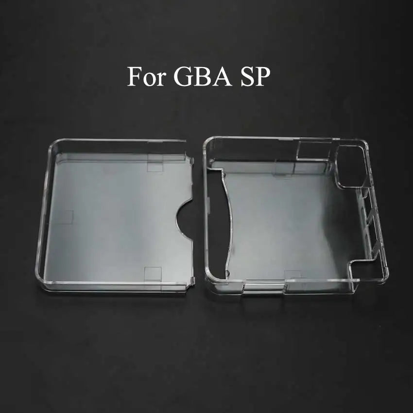 YuXi Clear Plastic Protective Case for NDSL, NDSi, New 3DS XL & GBA SP – Hard Shell Crystal Cover