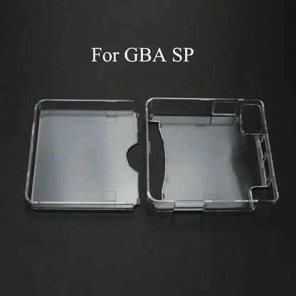 YuXi Clear Plastic Protective Case for NDSL, NDSi, New 3DS XL & GBA SP – Hard Shell Crystal Cover