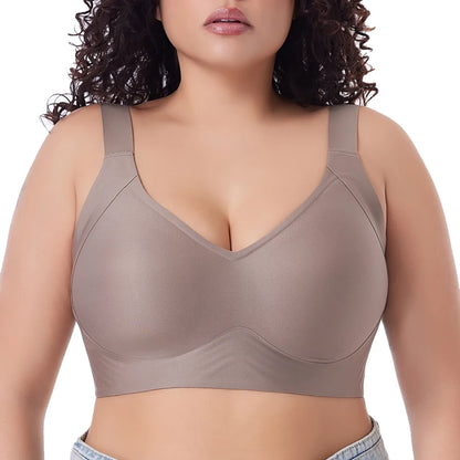 FallSweet Push-Up Bra – Seamless Wireless Bralette for Women, Thin Cup Plus Size Brassiere (M-6XL)