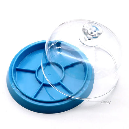 Watch Movement Dust Cover & Parts Holder Tray – Moistureproof Anti-Dust Storage Box for Watchmakers