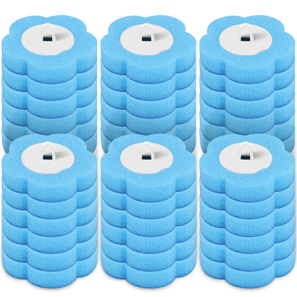 Disposable Toilet Brush Kit - Long Handle Bathroom Cleaner with Replacement Heads & Auto Lid Opening