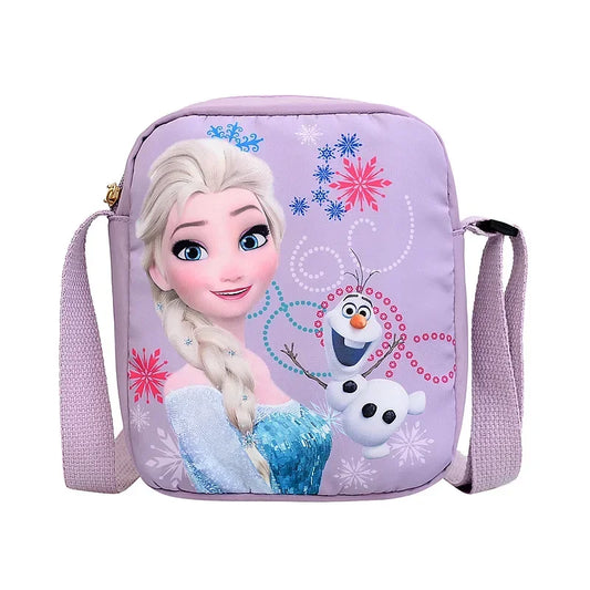 MINISO Disney 2024 Princess Series Crossbody Bag – "Frozen 2" Elsa & Sophia Cartoon Shoulder Bag, Girls Casual Fashion Handbag