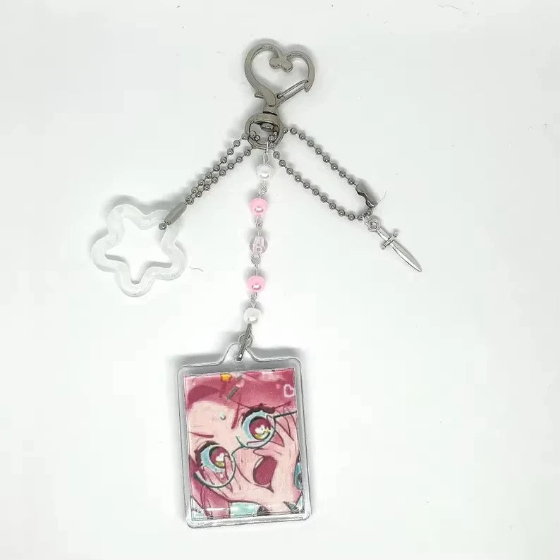 Alien Stage Acrylic Matching Keychains - Luka Mizi Hyuna Ivan Keyrings for Backpacks, Phones & Christmas Gifts