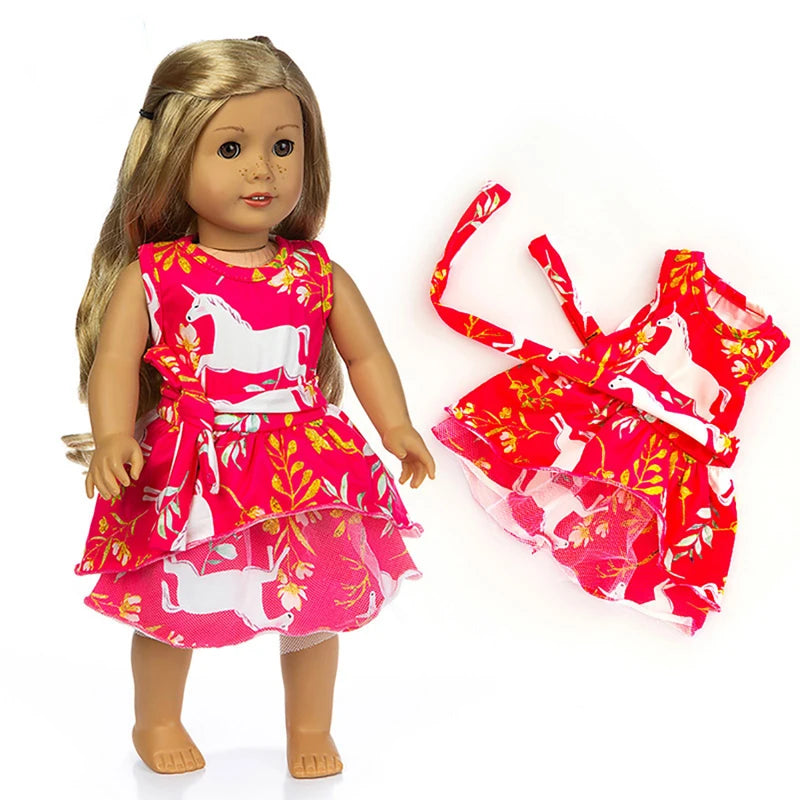 18-Inch Girl Doll Winter Coat – Jacket Outfit for 43cm Newborn Baby Dolls