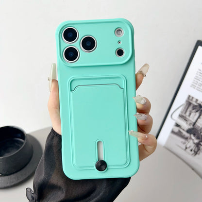 Push Card Wallet Phone Case with Card Slot Holder, Soft TPU Credit Card Cover for iPhone 17, 16, 15, 14, 13, 12, 11 Pro Max, Air, Plus & Mini