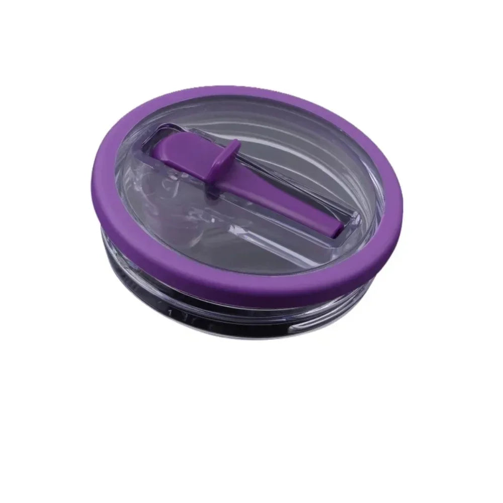 Spill-Proof 40oz Cup Lid for Stanley – Eco-Friendly Replacement with Spiral Straw Cover Accessory