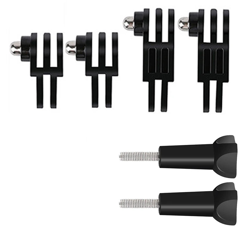 Universal Helmet Adhesive Mount Kit – Flat & Curved Sticky Mounts for GoPro 8–13, Insta360, DJI Osmo Action, AKASO & SJCAM