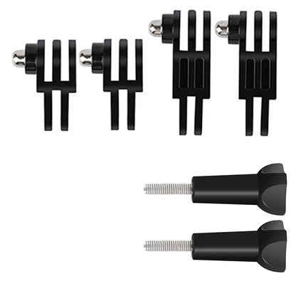 Universal Helmet Adhesive Mount Kit – Flat & Curved Sticky Mounts for GoPro 8–13, Insta360, DJI Osmo Action, AKASO & SJCAM
