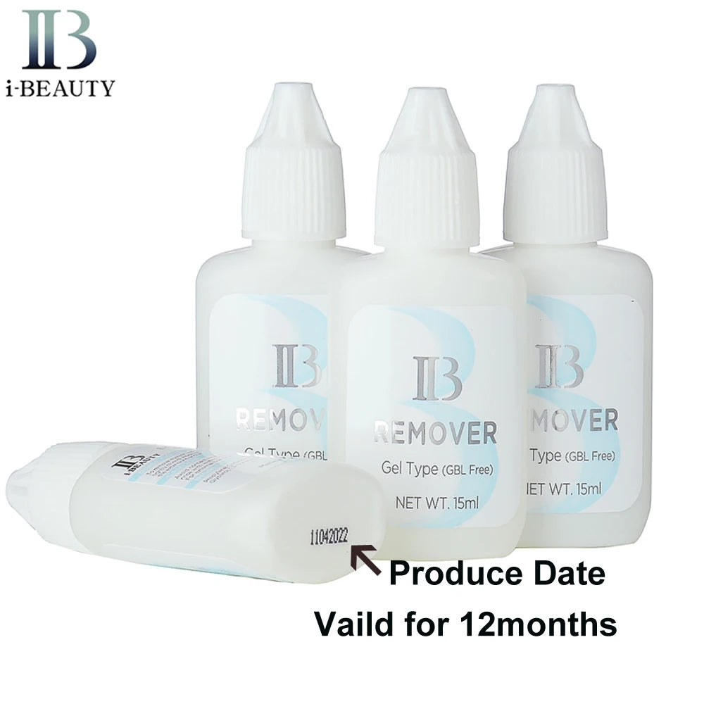 I Beauty 15ML Eyelash Extension Gel Remover — Clear Glue Remover for Professional Use