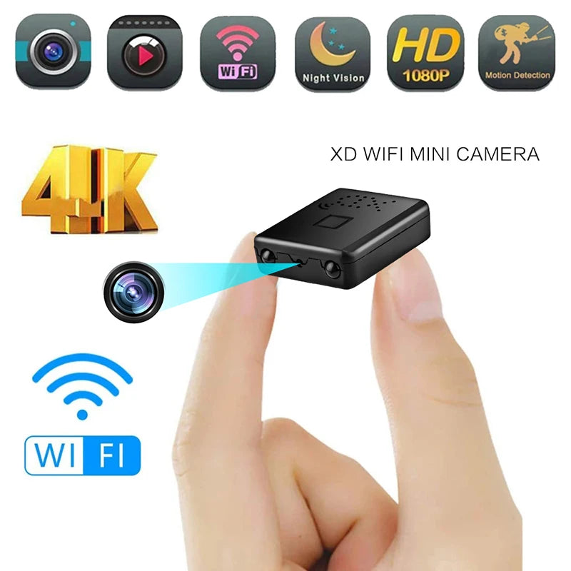 Xiaomi XD Pro Mini Camera – Full HD 4K WiFi 5G, Night Vision, Waterproof Security Video Recorder