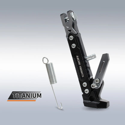 Motorcycle Kickstand Support — Universal Alloy Side Stand Bracket for Dirt Bikes & Motorbikes Tripod Foot Holder