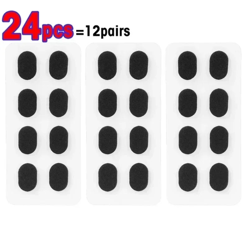 Self-Adhesive Eyeglasses Nose Pads – Soft EVA Foam Anti-Slip Reusable Mini Oval Glasses Comfort Pads Accessories Kit