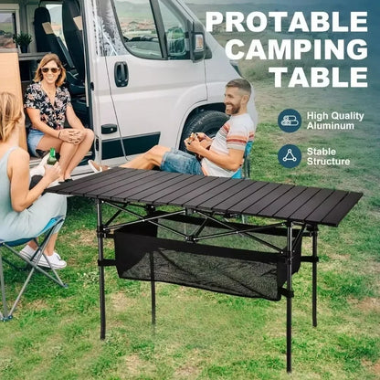 Outdoor Picnic Table with Carrying Bag – Lightweight Portable Folding Desk for Camping & Self-Driving Trips