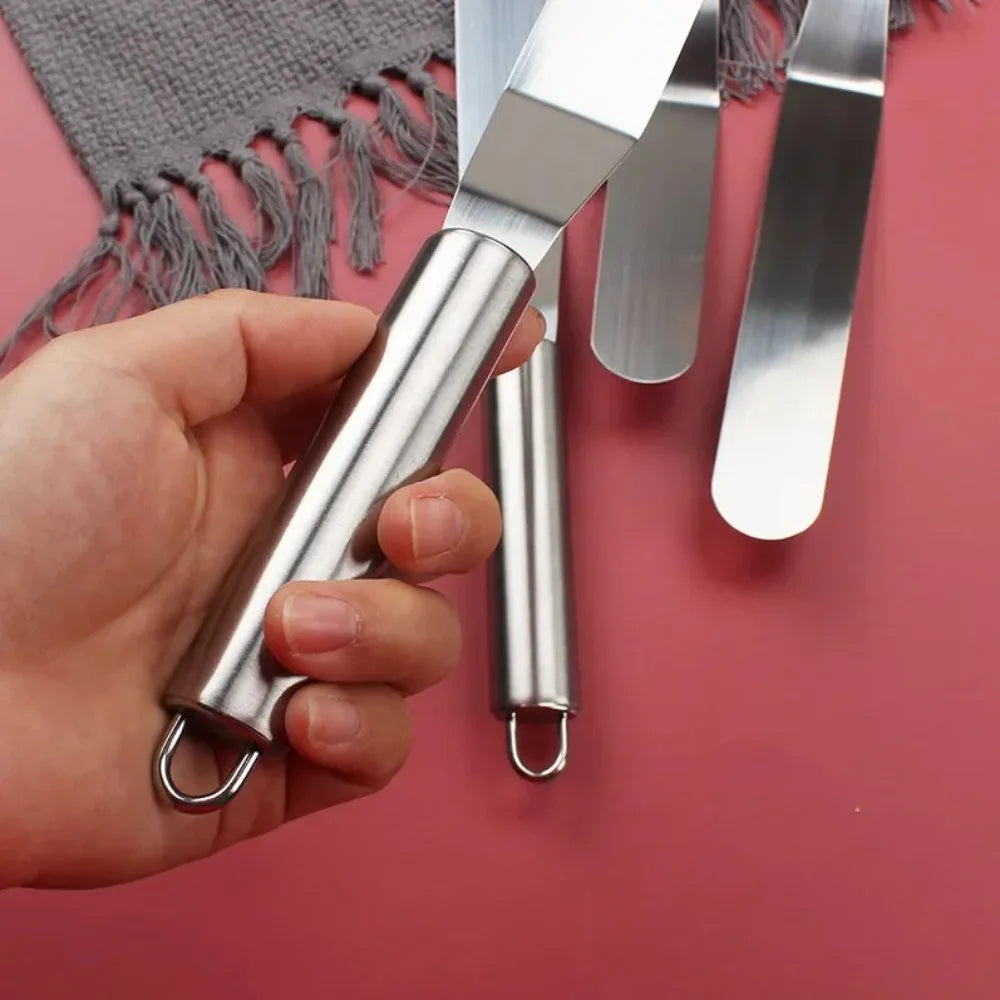 6/8/10/12 Inch Stainless Steel Icing Spatula – Cream Frosting Cake Decorating Tools & Accessories