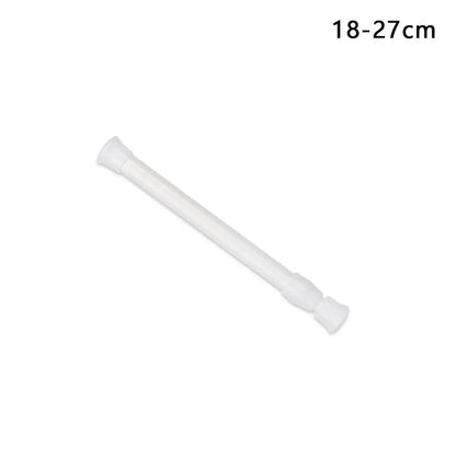 18-110cm Adjustable Telescopic Curtain Rod – Spring-Loaded Extendable Hanging Pole for Home & Bathroom