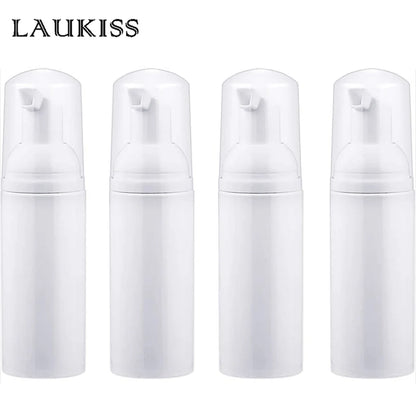 Small Foam Dispenser Pump Bottles - Mini Refillable Plastic Soap Bottles for Travel, Cleaning & Cosmetics (30/60ml)