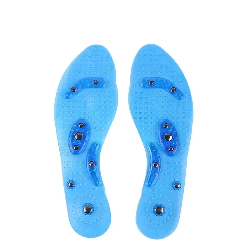 Magnetic Acupressure Foot Massage Insoles – Silicone Pain Relief & Therapy Inserts
