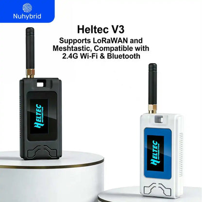 Heltec ESP32 LoRa V3 Development Kit - SX1262 CP2102 Board, Meshtastic & LoRaWAN Node with Protective Case and Antenna