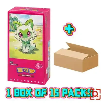 Original Pokemon TCG Gem Pack Vol.2 — Chinese Eevee Scarlet & Violet Trading Card Set, 1 Case 20 Boxes