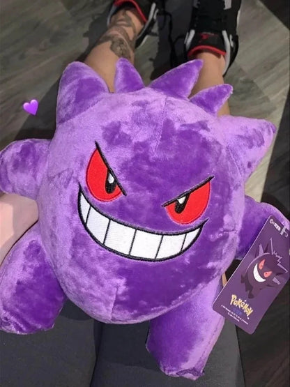Gengar Plush Toy — Pokemon Stuffed Doll, Funny Devil Peluche, Anime Pikachu Plushies, Kawaii Collectible & Christmas Gift