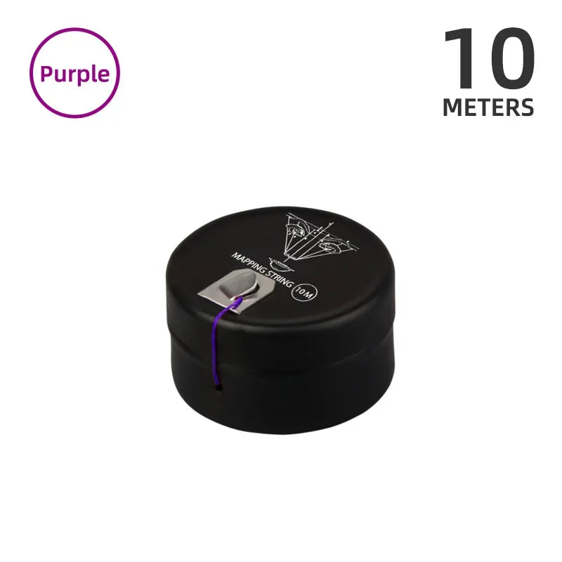 Microblading Eyebrow Mapping String - 10/20M Pre-Inked Brow Mapping Thread for Permanent Makeup Tattoo Design Tool