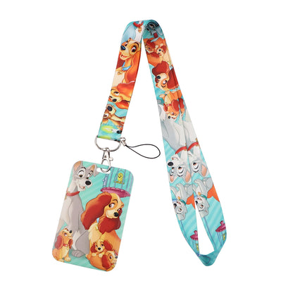 Cartoon Stitch Credential Holder Lanyard – Cute Neck Strap for Keychain, Pass & Credit Card Holder Accessories